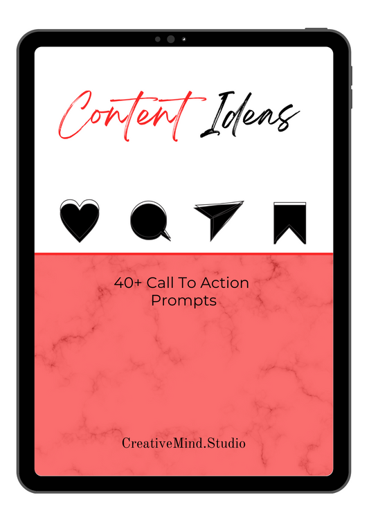Content Ideas | 40+ Call To Action Prompts eBook